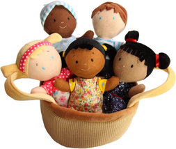 Basket of Buddies 8&quot; Plush Diversity Dolls | Toddler Dolls | Preschool Dolls | M - £38.33 GBP