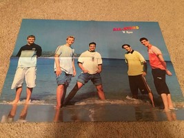 Nsync 98 Degrees teen magazine poster clipping 90&#39;s barefoot beach Pop O... - $5.00