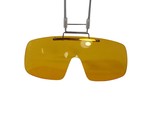 Visor Vision SunglassesYellow Lens Clips onto your ball cap Yellow Lens ... - $8.83