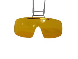 Visor Vision SunglassesYellow Lens Clips onto your ball cap Yellow Lens ... - £6.94 GBP