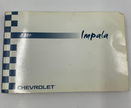 2004 Chevrolet Impala Owners Manual Handbook OEM P03B17004 - $26.99