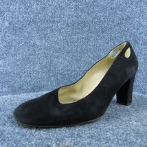 Bruno Magli  Women Pump Heel Shoes Black Suede Size 36 Medium - £27.19 GBP