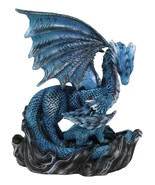 Eternal Guidance Mother Air Elemental Dragon with Baby Hatchling Figurine - $1,104.10 MXN