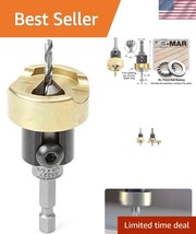 Adjustable 82 Degree Carbide Countersink Set for Wood &amp; Non-Ferrous Appl... - $1,015.25 MXN