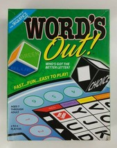 WORDS OUT Board Game Fast Fun Easy to Play 2011 Jax Ltd  - $12.19