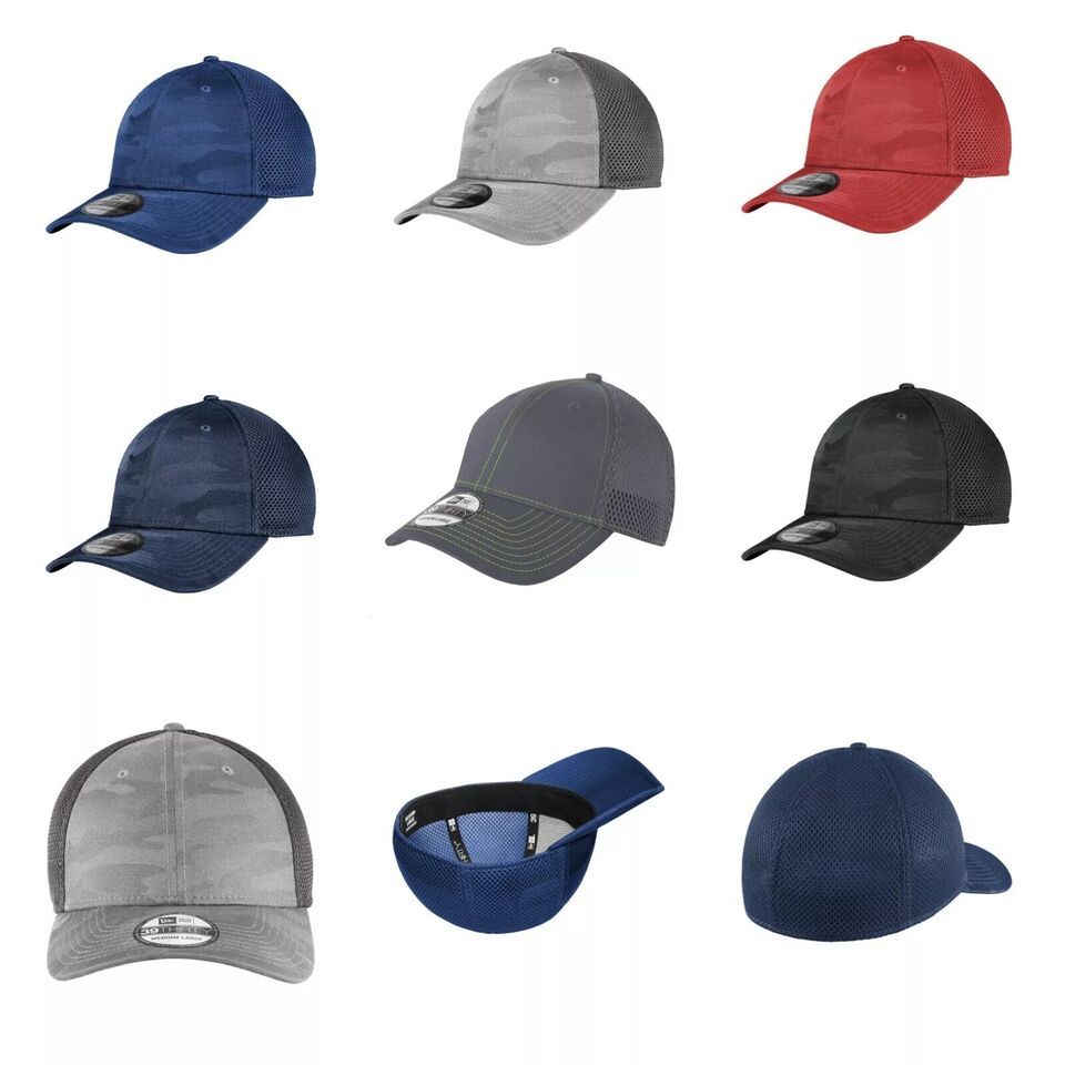 New Era ® Tonal Camo Stretch Tech Mesh Cap NE1091 - Choose Size and Color - $14.99