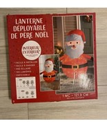 4 FT Pop Up Lantern Santa Indoor/Outdoor Christmas Decoration  - £51.54 GBP