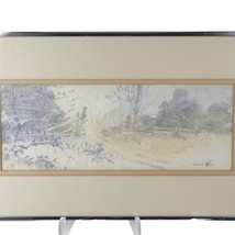 David S Clow Kansas City Listed Artist Impressionism Watercolor on handm... - £215.09 GBP