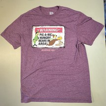 Yogi Bear Jellystone Park Warning T Shirt Men’s M Heather Red - $14.01
