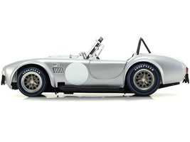 Shelby Cobra 427 S/C Silver Metallic with White Stripes 1/18 Diecast Model Car b - £162.80 GBP