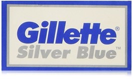 25 Silver Blue Double Edge Razor Blades Made in Russia by Gillette - £7.18 GBP