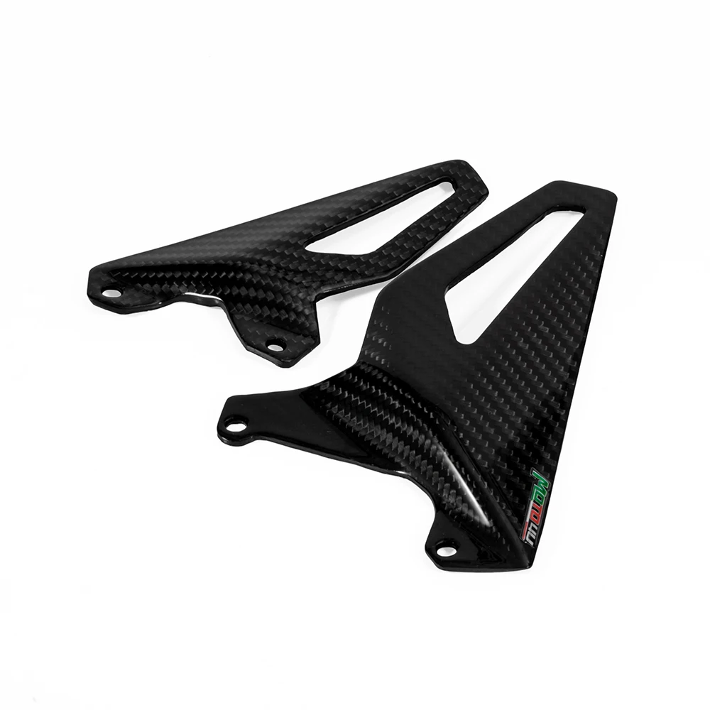  Ducati Panigale V4   Heel Guard Rearset Plate Foot Peg Protector Motorcycle acc - £172.76 GBP