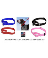 USA MADE DOG No Slip MARTINGALE Adjustable Choke NYLON TRAINING COLLAR O... - £10.66 GBP+