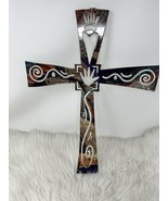 Lazart Creative Spirit Multicolored Cross Southwestern Wall Hanging Deco... - $67.81 CAD