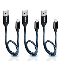 Short Micro Usb Cable 1Ft Nylon Braided Fast Usb Charging Cord Compatibl... - $14.99