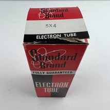 Standard Brand Electron Vacuum Tube Model 5x4 Vintage Untested - £15.81 GBP