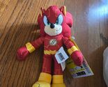 Sonic the Hedgehog x DC Comics Sonic as Flash 9&quot; Plush Jakks Pacific - $26.99