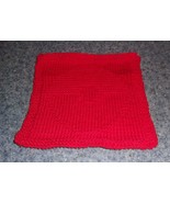 Handmade Pokemon Go Pokeball Handmade Knit Dishcloth Red 8 In Gamer Gift... - £7.18 GBP
