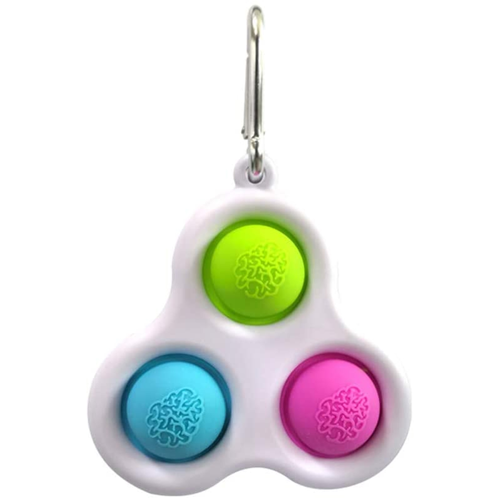 Stress Relief Keychain - Sensory Hand Toy (Blue/Orange/Green) - $3.14