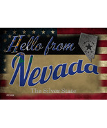 Hello From Nevada Novelty Metal Postcard - £12.74 GBP