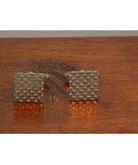 Pre-Owned Vintage Men’s Square 3D Gold Tone Fashion Cuff Links  - £5.45 GBP