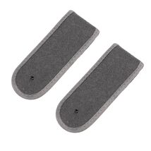 East German NVA EM Shoulder Boards Gray Wool Air Defense DDR Surplus Pair - $8.90