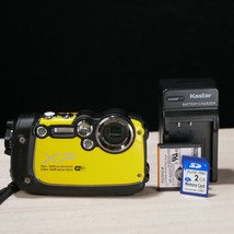 Fujifilm FinePix XP200 16MP Waterproof Digital Camera Yellow *GOOD/TESTE... - $148.45