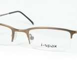 I-spax ADAM COL.5 Marrone Vista Occhiali senza Nichel Telaio 47-20-138mm... - $56.43