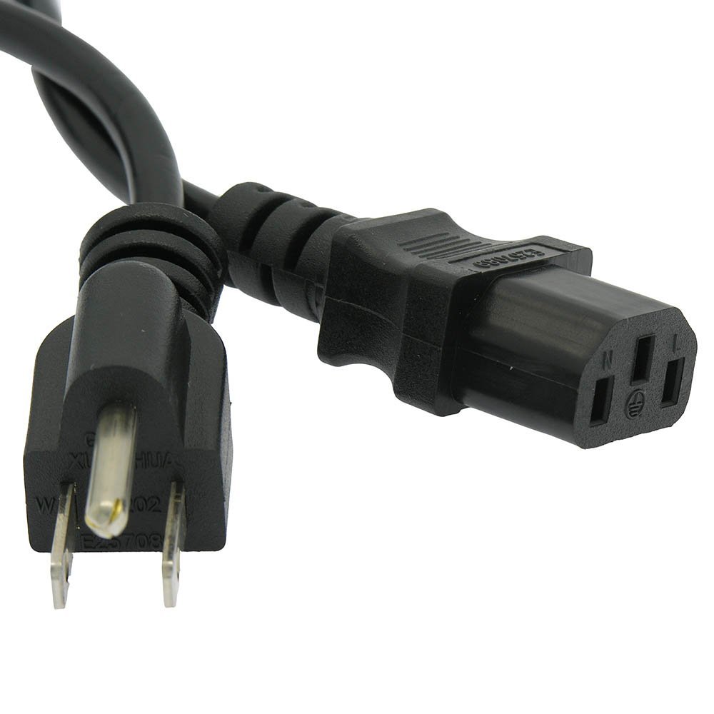 DIGITMON 12FT Premium Replacement AC Power Cord Compatible for DELL DELL 1704FPV - £10.26 GBP