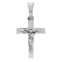 Sentimental Devotion Jesus Crucifix Cross Sterling Silver Trinket Pendant - £28.75 GBP