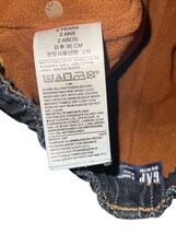 Baby GAP 2T Fleece Lined Jeans Dark Wash Elastic Waist Warm Denim Pants image 3