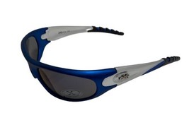 Xloop Mens Blue Silver Mirrored Lens Sport Jogging Plastic sunglasses NW... - $12.79