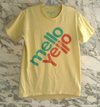 Mello Yello Tee Mens Small Tshirt Yellow Graphic Coca Cola Classic Soft ... - £6.44 GBP
