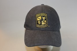 U.S. Army ROTC Gray Adjustable Hat Cap Leadership Excellence Hook &amp; Loop - £6.18 GBP