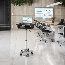 Folding Laptop Cart, Graphite - $134.99