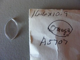 Vintage Omega Crystal A5707  16.6 x 10.9 NOS - $551.17 MXN