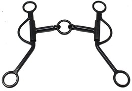 ProRider Western Dog Bone Loose Cheek Snaffle Mouth 3-piece Horse Bt 35499 - $239.31 MXN