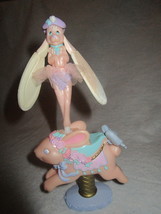 Galoob Sky Dancer 1995 Rare Vintage &quot;Bowina&quot; Dog &amp; Pink Bunny Rabbit Launcher - £33.63 GBP
