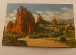 Vintage Postcard Unposted Garden Of The Gods Pike’s Peak CO - $1.79