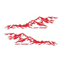 2PCS Off-road mountain graphics  sticker for Hilux Tundra Tacoma Maxus T60 T70 p - £58.69 GBP