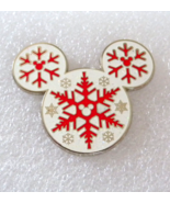 2016 Authentic Official Disney Mickey Mouse Icon Snowflake Lapel Hat Pin - £19.57 GBP