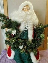 Large 24&quot; Santa Claus Father Christmas Tree Topper Centerpiece FREE SHIP... - $49.49
