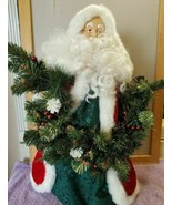 Large 24&quot; Santa Claus Father Christmas Tree Topper Centerpiece FREE SHIP... - £39.34 GBP