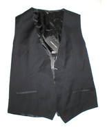 New NWT Mens 38 Vest Designer Italy Dolce &amp; Gabbana Wool Silk Black 48 N... - £352.15 GBP