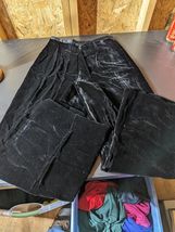 Wisdom, Madness and Folly size 10 rayon blend velour feel pants - $29.68