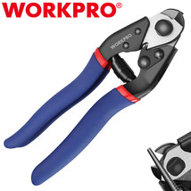 WORKPRO 7.5&quot; Cable Cutter Heavy Duty Wire Rope Cutter Chrome Vanadium St... - £29.87 GBP