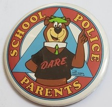 Hanna Barbera D.A.R.E. School Police Parents Campaign 2-1/4&quot; Pinback  - £3.15 GBP