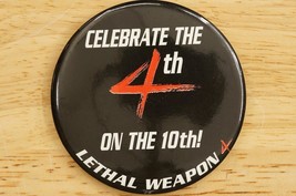 Lethal Weapon 4 Warner Brothers Movie Tie In Promo Release Pinback Button - £10.28 GBP