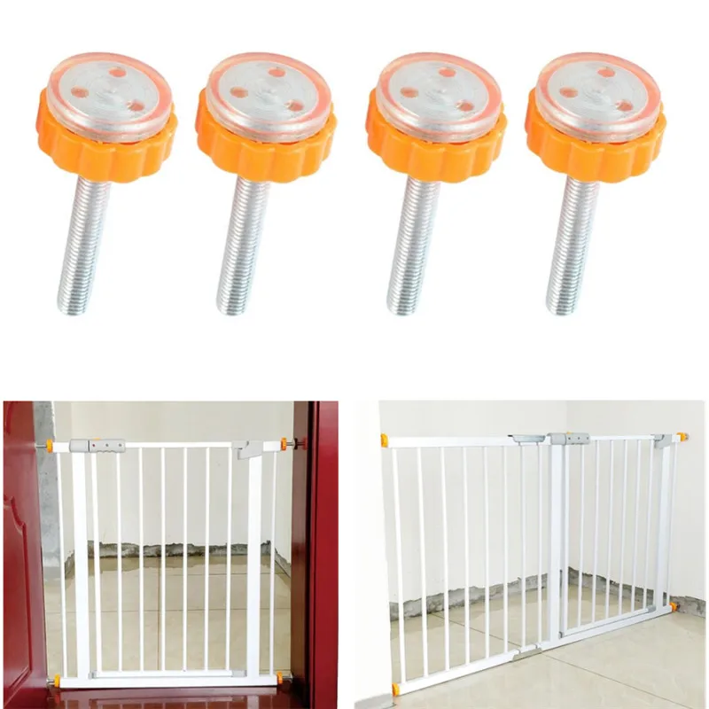 Baby Pet Safety Stairs Gate Screws/Bolts with Locking Nut Spare Part Accessori - $10.25