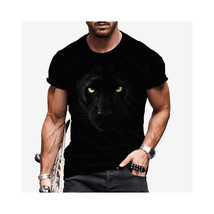 Black Panther T Shirt for Men   Short Sleeve Tee Graphic T-Shirt Size M - 3XL - £13.38 GBP